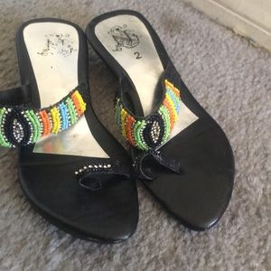 A beautiful African slipper for kids